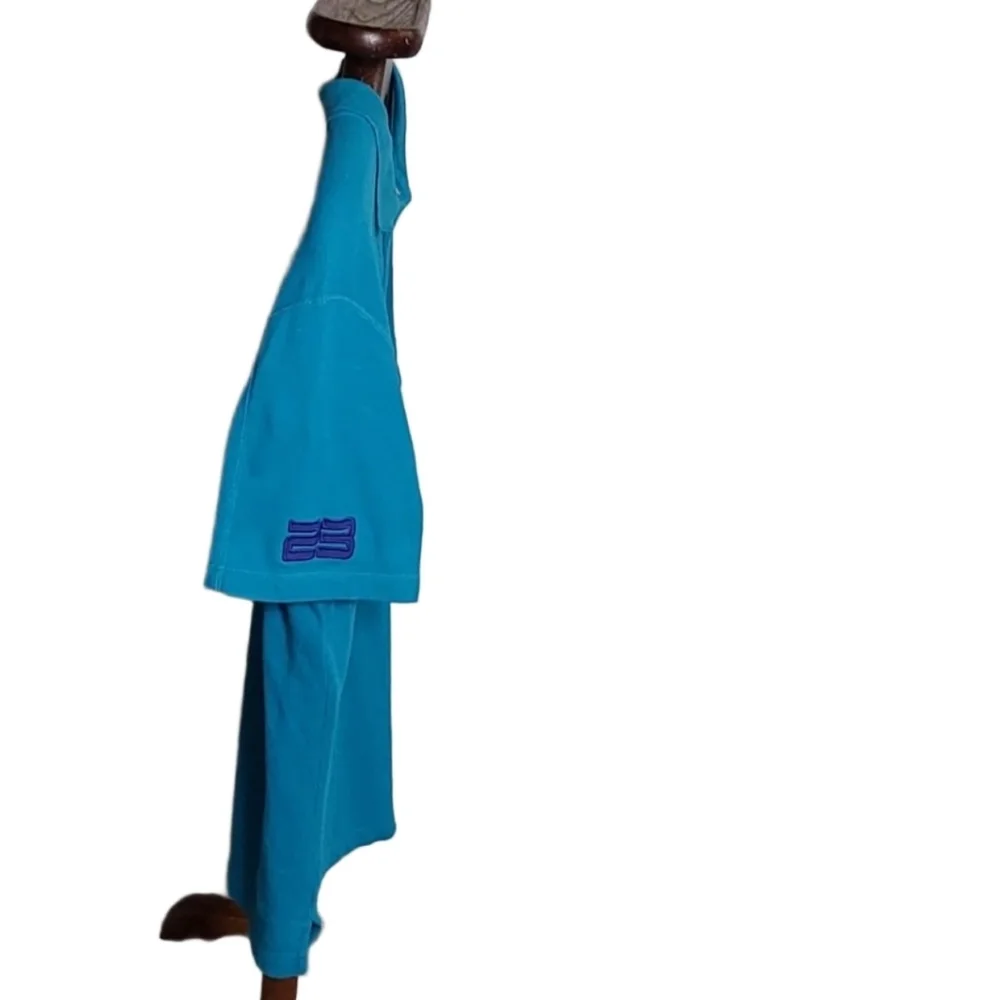 JORDAN FLY MEN'S TURQUOISE POLO SHIRT SIZE‎ LARGE